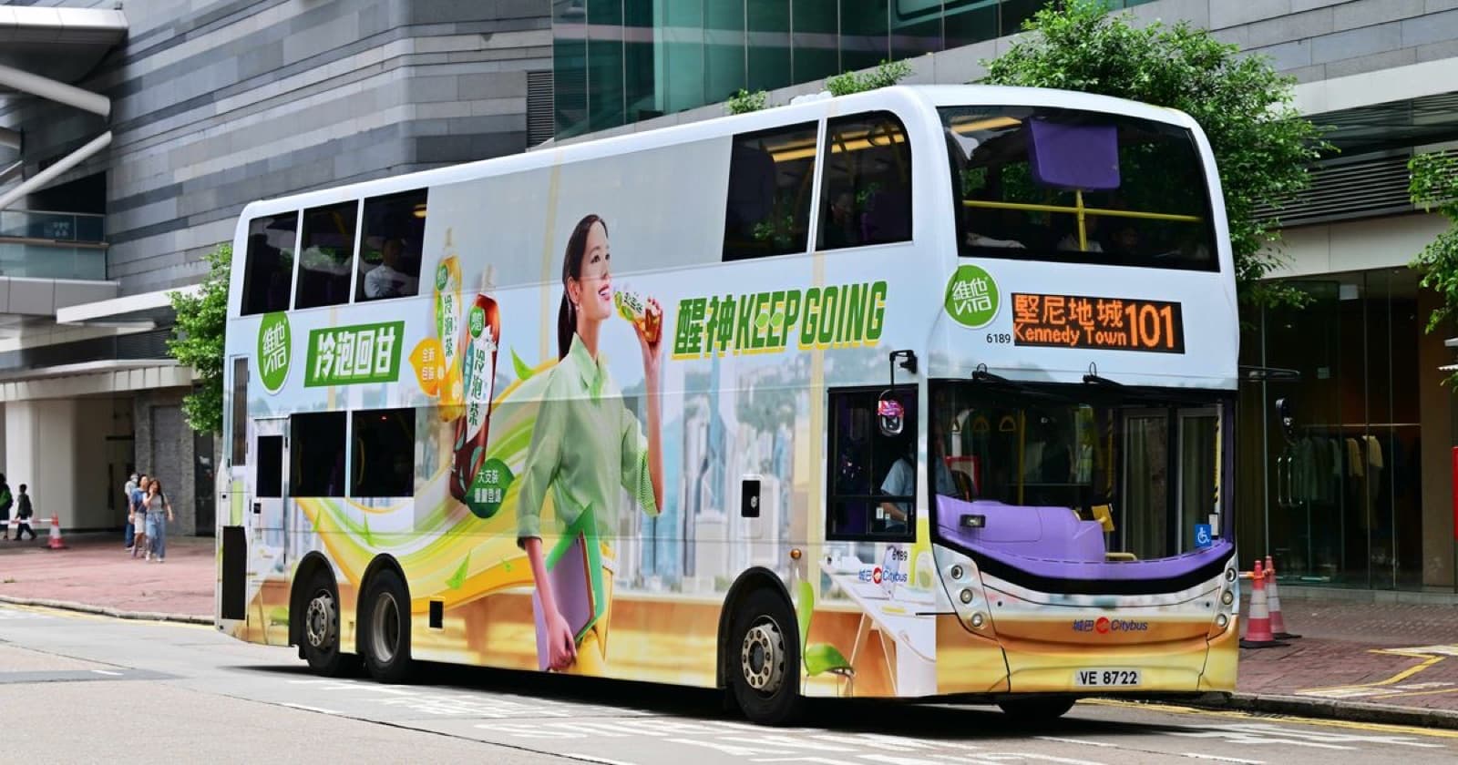 城巴全車身廣告實景一